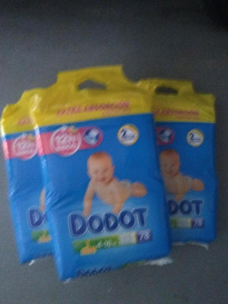 pañales dodot 3 plus