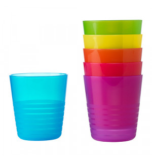 Boda Oxido retorta Vasos de colores variados Ikea : Opiniones