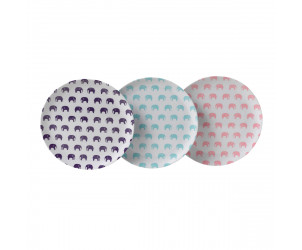 Pack 3 Platos Niña Elefante