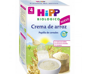 Crema de arroz ecológica