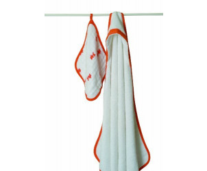 Toalla con capucha y guante