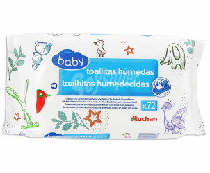 Toallitas húmedas Baby Auchan