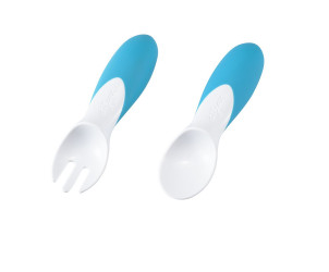 Cuchara y tenedor para niño