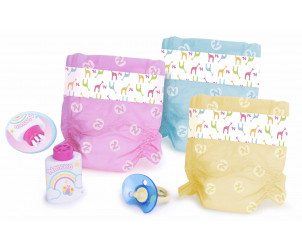 Pack de pañales de colores