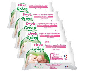 Toallitas bebé Love & Green