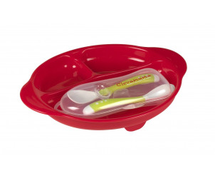 Plato de succión + 2 cucharas