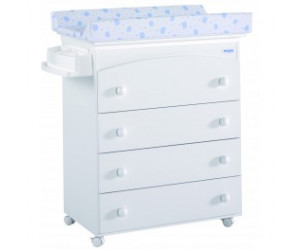 Bañera - cambiador con tapizado