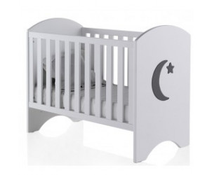 Cuna colecho Duna Luna con barandilla 