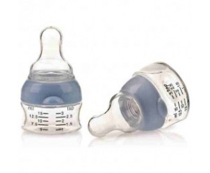 Mini biberón con tetina y tapa