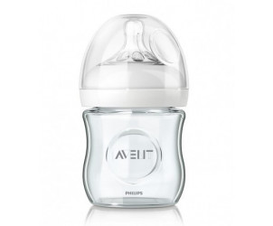 Biberón Cristal Anticólico Silicona 120ml