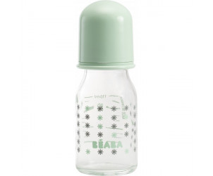 Biberón de Cristal Silicona 110 ml