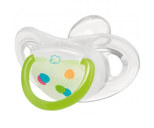 Chupete Natural Physio Noche Silicona 6m+