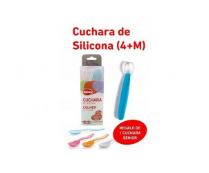 Cuchara de silicona + senior 
