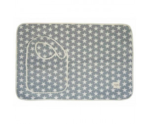 Individual y babero plastificado