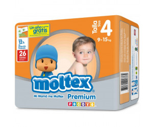 Pañales Moltex Premium T4