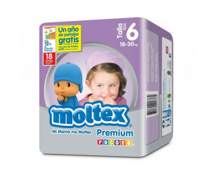 Pañales Moltex Premium T6