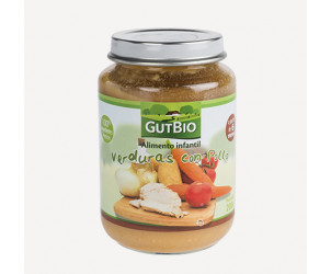 Tarrito verduras y pollo Gutbio