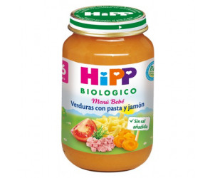 Tarrito de verduras con pasta