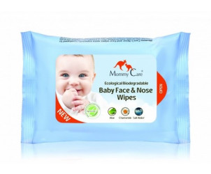 Toallitas con agua salina