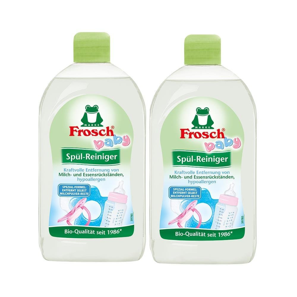 Frosch Baby - Limpiador de Biberones y Tetinas, Elimina Restos de Leche y  Comida, Producto Hipoalergénico y Ecológico - Pack de 8 Unidades x 500 ml :  : Bebé