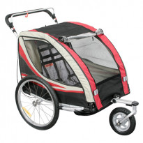 Remolque en aluminio para bicicleta