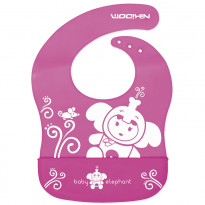 Babero silicona Funny Friends