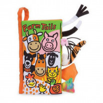 Libro de tela bebé de juguete - Farm tails