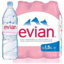 Agua mineral EVIAN x 6