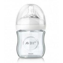 Biberón Cristal Anticólico Silicona 120ml