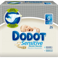 Pañales Dodot Sensitive Recién Nacido T0