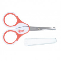 Tijeras espatuladas con estuche