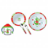 Vajilla 5 piezas Cocodrilo