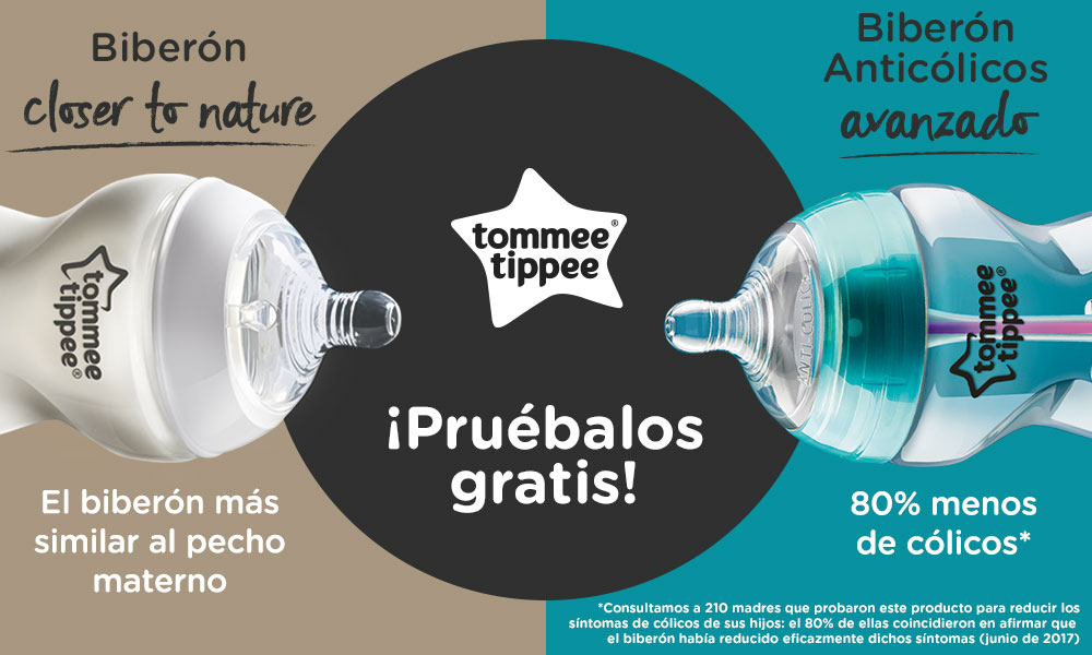 Biberón anticólico de Tommee Tippee